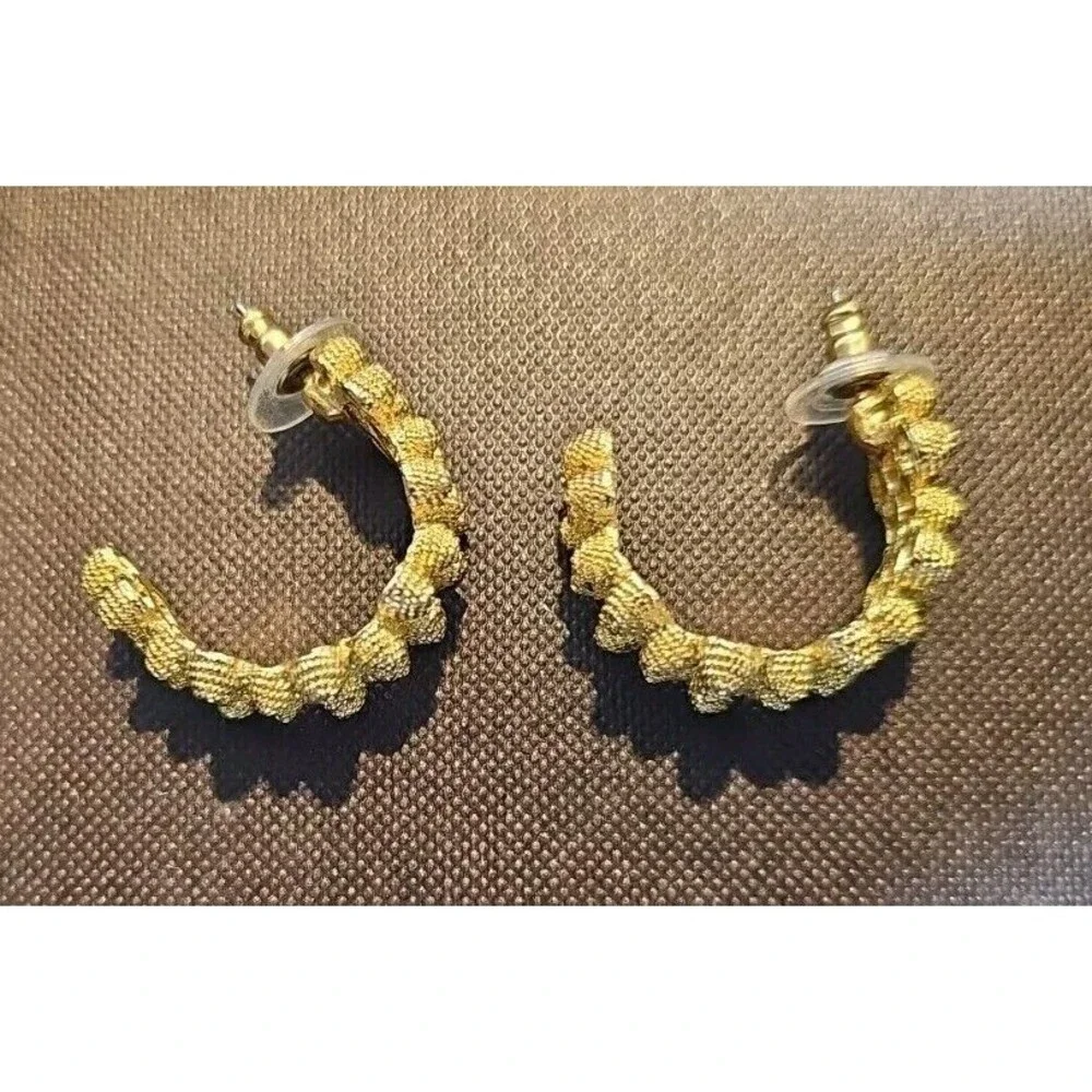 RARE FIND Vintage Adornment, Boucles d’oreille Earrings AVON 1980'S - Picture 3 of 6